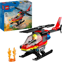 LEGO City   Brandweerhelikopter Constructiespeelgoed