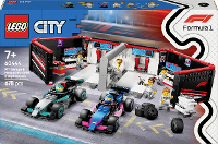 LEGO® CITY 60444 F1 ® garage met Mercedes AMG & Alpine raceautos