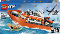 LEGO® CITY 60504 Reddingsboot van de kustwacht met helikopter (60504)