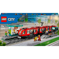LEGO City   Stadstram en station Constructiespeelgoed