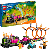 LEGO City Stunttruck m. Feuerreifen Chal