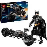 LEGO DC Super Heroes   Batman bouwfiguur en de Bat Pod motor Constructiespeelgoed