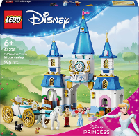 LEGO® DISNEY 43275 Cinderellas slot en paardenkoets
