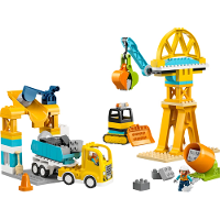 LEGO DUPLO   3 in 1 bouwplaats en voertuigen Constructiespeelgoed