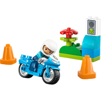 LEGO DUPLO Blue Police Motorcycle Constructiespeelgoed