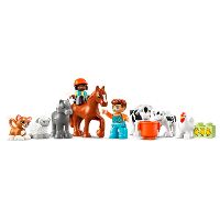 LEGO DUPLO   Dieren verzorgen op de boerderij Constructiespeelgoed
