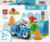 LEGO® DUPLO® Blauwe politiemotor