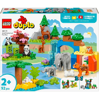 LEGO DUPLO Stad   3 in 1 families van wilde dieren Constructiespeelgoed