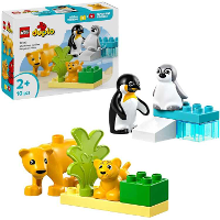 LEGO DUPLO Stad   Families van wilde dieren: pinguïns en leeuwen Constructiespeelgoed