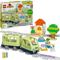 LEGO DUPLO Stad   Interactieve avonturentrein Constructiespeelgoed