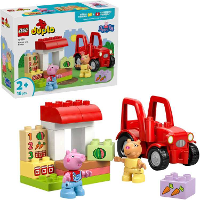 LEGO DUPLO   Tractor en marktkraam Constructiespeelgoed