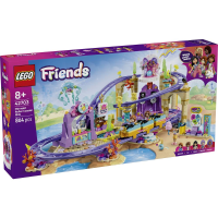 LEGO® FRIENDS 42703 Meerjungwomen achtbaan; rollenspelset met 5 spelfiguren, bubble Tea stand, schelp podium en zwembad