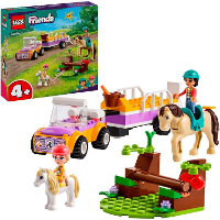 LEGO Friends   Paard en pony aanhangwagen Constructiespeelgoed
