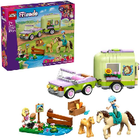 LEGO Friends   Trailer met paard en veulen Constructiespeelgoed