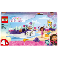 LEGO Gabby's poppenhuis   Vertroetelschip van Gabby en Meerminkat constructiespeelgoed 10786