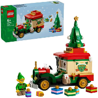 LEGO Iconic   Bezorgtruck van de Kerstman Constructiespeelgoed