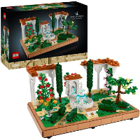 LEGO Icons   Tuin met fontein Constructiespeelgoed