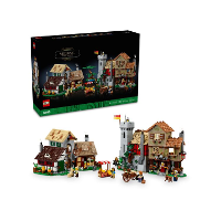 LEGO Icons   Middeleeuws stadsplein Constructiespeelgoed