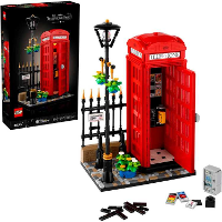 LEGO Ideas   Rode Londense telefooncel Constructiespeelgoed