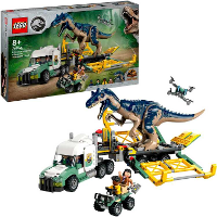 LEGO Jurassic World   Dinosaurusmissies: Allosaurus transporttruck Constructiespeelgoed