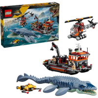 LEGO Jurassic World   Mosasaurus bootaanval Constructiespeelgoed