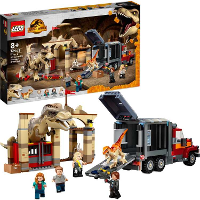 LEGO Jurassic World   T. Rex & Atrociraptor dinosaurus ontsnapping constructiespeelgoed 76948