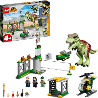 LEGO Jurassic World   T. Rex dinosaurus ontsnapping constructiespeelgoed 76944
