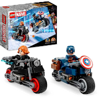 LEGO Marvel   Black Widow & Captain America motoren Constructiespeelgoed