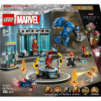 LEGO Marvel   Iron Mans laboratorium: harnasruimte Constructiespeelgoed
