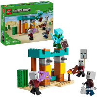 LEGO Minecraft   De Illagers in de woestijn Constructiespeelgoed