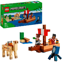 LEGO Minecraft   De piratenschipreis Constructiespeelgoed