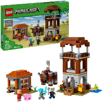 LEGO Minecraft   De Plunderaar buitenpost en Verwoester Constructiespeelgoed