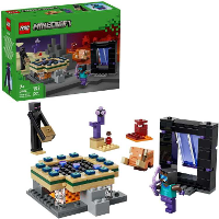 LEGO Minecraft   Reis naar de Nether en het End portaal Constructiespeelgoed