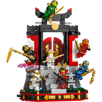 LEGO Ninjago   15 jarig jubileum: Display met ninjapersonages Constructiespeelgoed