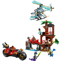 LEGO Ninjago   Ninjavoertuigen bij de boomhut Constructiespeelgoed