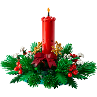 LEGO Icons   Kersttafeldecoratie Constructiespeelgoed
