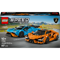 LEGO Speed Campions   Lamborghini Revuelto en Huracán STO Constructiespeelgoed