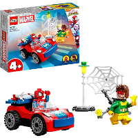 LEGO Spider Man   Spider Man's auto en Doc Ock Constructiespeelgoed