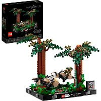 LEGO Star Wars   Endor speederachtervolging diorama Constructiespeelgoed