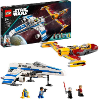 LEGO Star Wars   New Republic E wing vs. Shin Hati's Starfighter Constructiespeelgoed