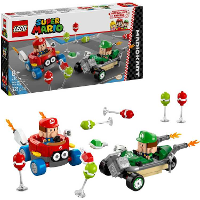LEGO Super Mario   Mario Kart   Baby Mario vs. Baby Luigi Constructiespeelgoed