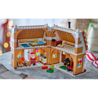 LEGO Winters peperkoekhuisje Constructiespeelgoed