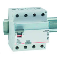 Legrand 411765 Aardlekschakelaar 4 polig 40 A 0.03 A 400 V 1 stuk(s)
