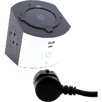 Legrand Inductielader met USB A en USB C oplader 2 meter snoer