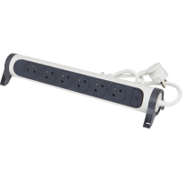 Legrand   Prem contactdoos 6x zw wit