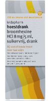 Leidapharm Hoestdrank Broomhexine HCI 8mg/5ml Suikervrij