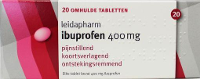 Leidapharm Ibuprofen 400mg Tabletten 20st
