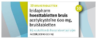 Leidapharm Hoesttabletten Bruis Acetylcysteine 600mg