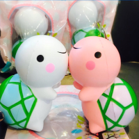 Leilei Squishy Jumbo Turtle Slow Rising Original Packaging Cute Animal Collection Gift Decor Toy