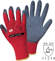 Leipold Doehle Soft Latex 14910 11 Werkhandschoen Polyester Maat (handschoen): 11 EN 388:2016 Cat II 1 stuk(s)